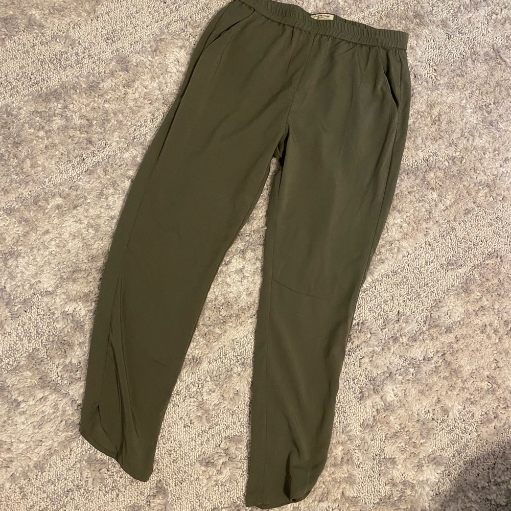 Marine Layer Allison Pant Olive Pants Size Small S - Picture 4 of 7